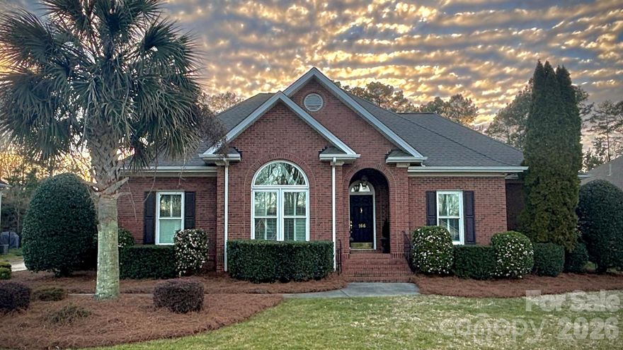 Live the lake life without the hassle! This immaculate 3-bed, 2-bath home in Lake Commons is within walking distance of Lake Wylie and Ebenezer Park and has been updated from top to bottom. The stunning chef's kitchen boasts granite countertops, soft-close cabinets, and stainless steel appliances, all flowing seamlessly over beautiful hardwood floors.
The primary suite is a true retreat, featuring a fully remodeled bathroom with a walk-in tile shower. No detail was overlooked, an encapsulated crawlspace for a healthy home and a 2-car detached garage. Never lose power! This property offers a Generac along with a tankless water heater. 
Enjoy seamless indoor-outdoor living with a retractable pergola overlooking a irrigated lawn. With modern lighting, pristine paint, and fantastic curb appeal, this home is the complete package. All the work has been done—just move in and enjoy! Schedule your tour today before it's gone!