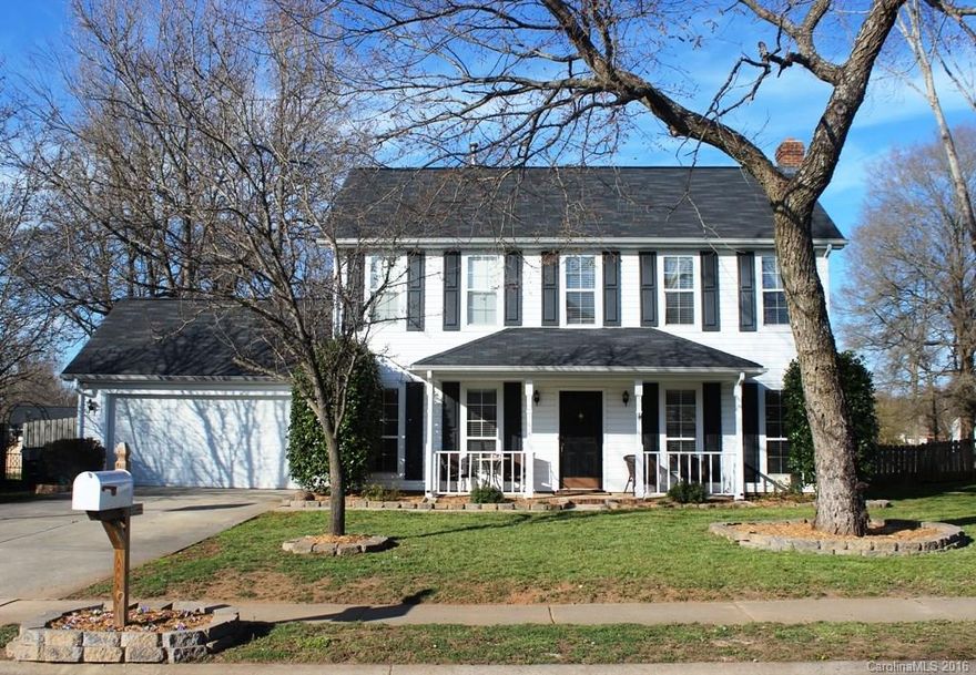 This home has all of the upgrades you have been searching for in South Charlotte! Beautiful Tile flooring in the kitchen, dining & hallway! Hardwoods in the living room. Bamboo flooring upstairs in all the bedrooms. NO CARPET! Granite Counter-tops, Stainless Steel Appliances, updated luxurious Master Bath w/ a roomy shower that has dual spray action! Large, flat fenced backyard that has a tree swing for you to relax & enjoy the evenings. Lots of windows & natural light! New cooling unit for HVAC