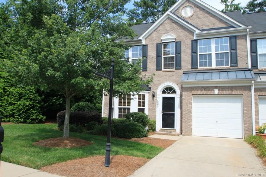 Builders Model with wide open floor plan loaded with extras gleaming hardwoods. custom paint and moldings,deep tray ceiling,gorgeous granite with a kitchen any chef will love..tons of cabinets!Fridge & designer drapes included! Enjoy the walking trails, pool and maintenance free living!