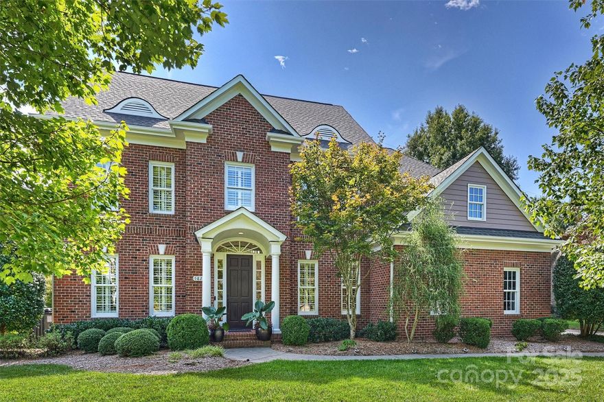 Tucked away on a peaceful private double cul-de-sac with professionally designed mature landscaping, this stunning custom brick home offers an updated kitchen with quartz tops, painted cabinetry and large center island. KT opens to GR with stone fireplace, 4 French doors accessing year round screened porch, terrace and fenced back yard. Updated Butler's pantry. Bonus room on ML with gorgeous coffered ceiling, HW flooring and side access to exterior/driveway. UL primary includes a spacious sitting area, dual vanities, walk-in shower, jacuzzi tub and 2 large custom closets. Generously sized BR's on UL, as well as flex space, for work, play or exercise. Rare opportunity to own a custom home in a prime location minutes from SP!