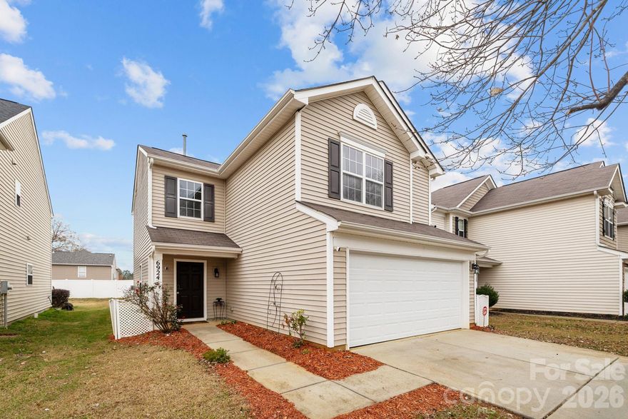 *FINANCING AVAILABLE WITH 15K DPA PROGRAMS WITH PREFERRED LENDER* Discover comfort and convenience in this 3 bedroom, 2.5 bath home in a popular Charlotte community. Built in 2007, this property offers a spacious living room with a cozy gas-log fireplace, an open kitchen with all appliances included, and a bright dining area perfect for gatherings. Upstairs features a versatile loft ideal for an office, playroom, or second living space. Enjoy community amenities including a clubhouse and outdoor pool. Located close to shopping, dining, and major highways for easy commuting, this home provides the perfect blend of comfort and accessibility. Don’t miss your chance to make it yours! Back on market—buyer terminated for personal reasons. Inspections were completed, however no reports or repair requests were provided to the seller