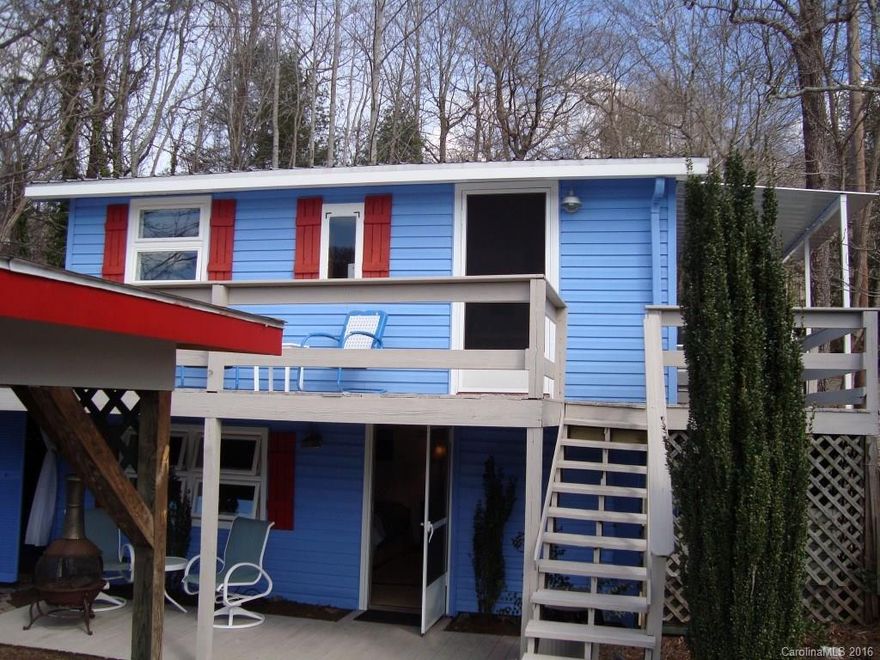 Welcome to Wonderful Lake Lanier! Located on the 3rd basin,"Lil Bit" comes furnished and is one of the cutest vacation places on the lake. Enjoy some of the most beautiful mountain views year-round from the spacious decks and porches! The main level has kitchen, dining/sitting area, half bath-(2x250 gallon holding tanks) & wrap-around deck. The lower level has a bedroom and entertainment area which leads out to the covered patio with outdoor shower, dock, and boat slip with manual boat lift.