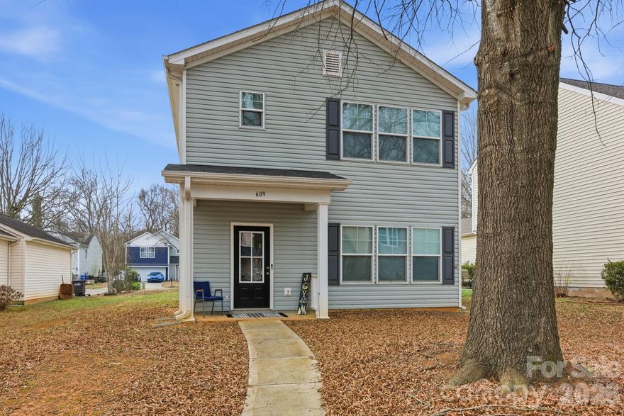 Built in 2022, this two-story single-family home is conveniently located in Statesville, NC and offers the added benefit of no HOA. Featuring 3 bedrooms and 2.5 bathrooms, the home provides a functional layout with comfortable, well-appointed living spaces.

The main level welcomes you with a charming front porch and opens into a bright living area that flows seamlessly into the kitchen, featuring granite countertops, white cabinetry, and stainless steel appliances. The open layout is ideal for both everyday living and entertaining.

Upstairs, the primary bedroom includes a private en-suite bathroom, while two additional bedrooms offer flexibility for guests, a home office, or additional living needs.

Enjoy outdoor living on the rear patio, perfect for relaxing or grilling, along with the convenience of an attached one-car garage and a large driveway providing ample parking.

Ideally situated just minutes from Downtown Statesville, this home offers quick access to local restaurants, coffee shops, boutiques, and community events. Nearby attractions include Mac Anderson Park, walking trails, and easy access to major highways for commuting throughout Iredell County and the greater Lake Norman region.

This newer construction home combines location, convenience, and low-maintenance living with the added advantage of no HOA.