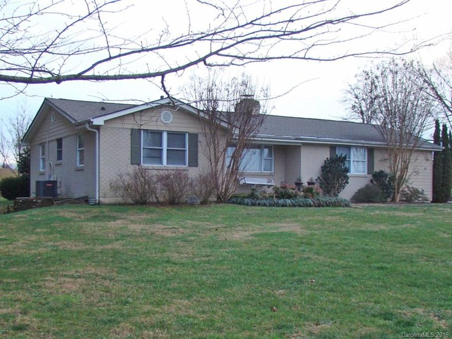 Home RENOVATED to near-new in 2003 incl plumbing, electrical, & completely new foundation. New HVAC 2013. Split plan with WIC in MBR. Seller pd Home Warranty. Side entrance, MBR & MBA Handicap Acc; Excellent location and 3.74 LEVEL acres! Enjoy the distant views from your front porch swing or the Carolina sunsets on the spacious stone patio out back. Full Basketball Court, 26x23 Storage/Workshop Building, Location, and plenty of extra land make this a unique opportunity you don't want to miss!