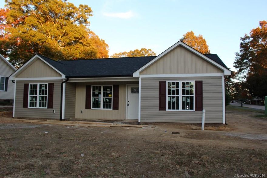 New construction with a lot of upgrades seen in higher price points. Oak custom cabinets, granite countertops in kitchen and baths, covered front porch, brushed nickel hardware. Tax value is only for lot. Matching appliance package includes 18.63 cuft fridge with ice maker. Home, sweet home!