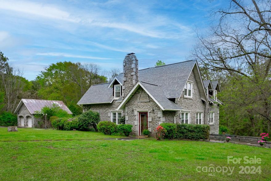 Step back in time to 1938 with this granite home! Crafted from stone sourced from the nearby Kincaid-Anderson Quarry, this unique residence is a testament to timeless craftsmanship. Inside, you'll find 4 bedrooms, 3 baths, and a host of modern upgrades. Admire the stunning granite fireplace and wood supports, all showcasing the home's enduring charm. The kitchen space, features a charming brick back-splash, crisp white cabinets, and built-in wine rack. With refinished hardwood floors, newer windows and roof, this home blends the best of old and new. Perched on 1.27 acres, this location offers a relaxing and peaceful setting. Wind your way along the charming road leading to this unique gem. Just a stone's throw away from historic Winnsboro, immerse yourself in the beauty of the past while enjoying the serenity of country living. Don't miss the opportunity to make this piece of history your own. Schedule your showing today. *Additional bonus...500sf basement for plenty of storage!