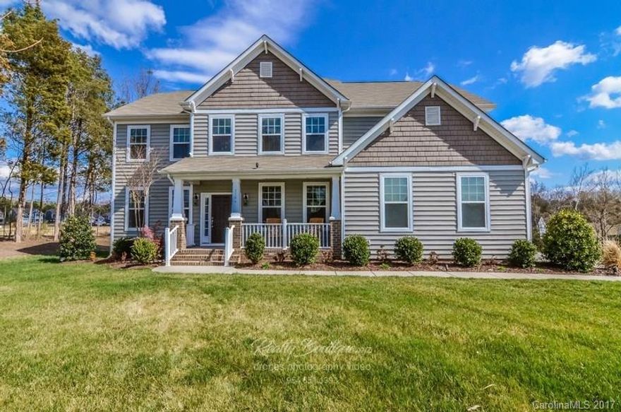 BUYER’S AGENTS WELCOME! Meticulously maintained home. There are too many custom features to list in this 3300+ sq ft home! Home offers an open floor plan perfect for entertaining! Located in Hearthwood, the inside features 9 ft ceilings downstairs, in-ceiling speakers throughout home, 6ft beadboard in living rm, 5in baseboards, crown molding and upgraded lighting and fixtures. Spacious family room with gas fireplace. Kitchen with granite counters, glass tile backsplash and under-counter lighting