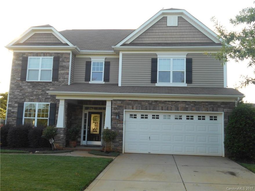 Former Model with countless upgrades. Kitchen has upgraded cabinets, gas range and large island.  Sunroom, bedroom 4, bonus/bedroom 5 and upgraded master bath added to floor plan. New 3 ton-18 seer HVAC and gas furnace (12/2016), new tankless water heater (2015), upgraded irrigation (2015), new hardwoods (2015). View of pond from front. Fenced in yard with vegetable garden, paver patio with fire pit and fantastic landscaping. Close to Sun Valley schools and shopping. This one will not last long.