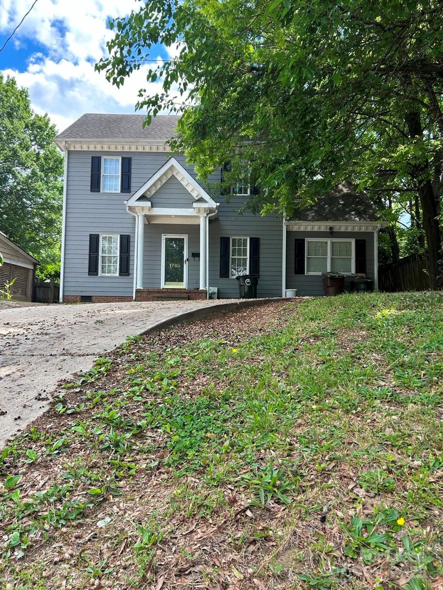 Close to UNCG and Greensboro College.  This home features 5 bedrooms, 2.5 baths. Kitchen, sunroom, Primary bedroom, family room, 1/2 bath all on first floor. New deck on large fenced in backyard. Off-street Parking. Available for August 1, 2025. Lease Required. Tenant responsible for all utilities, yard maintenance and renters insurance. Pet Friendly with $200 Pet Screening Fee plus additional $25/month -per pet. Income Verification, Credit, Background & Past Eviction Screening Require with Application. Security Deposit based upon Application. All deposits and Fees due prior to move-in.