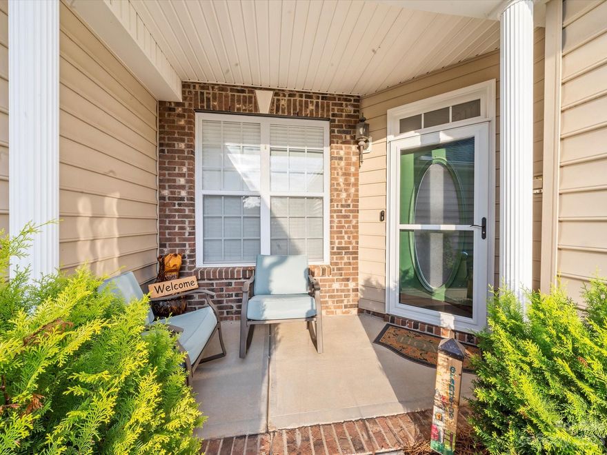 Goodness gracious great balls of fire! This wonderful home is actually move-in ready and up-to-date. Ditch the mundane and embrace your new life in this active, 55+ community. Enjoy an abundance of available activities and amenities, or enjoy the peace and quiet that comes with an exclusive community living. Step inside your new home to find fresh paint throughout, updated flooring, and a well planned kitchen with a custom tile backsplash and quartz countertops. The owner's suite is quite spacious, with plenty of square footage for all of your furniture. The on-suite bathroom has a walk-in shower, large soaking tub, double vanities and a walk-in closet. Your pets and/or grandkids will enjoy the large greenspace in front of the house. Come check out your next home, fully equipped for maintenance free living as the HOA handles all yard and exterior work. Don't forget to explore all the other great amenities including the clubhouse, pool and gym.