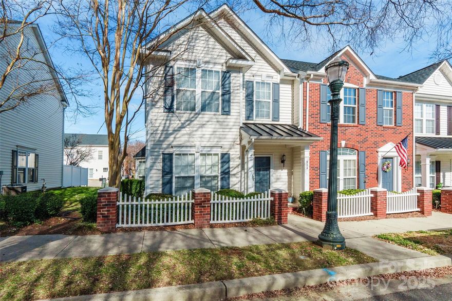 This inviting townhome, located in the highly sought-after Manchester Village community, offers a kitchen with granite countertops and a spacious center island, perfect for meal prep and entertaining. A convenient half bath on the main level adds to the home's functionality. The main floor also features newer flooring, enhancing the fresh feel throughout. Upstairs, you'll find two generously sized bedrooms, including the primary suite with a tray ceiling and a large walk-in closet. The primary bathroom has been updated with a brand-new stand-up shower, stylish new flooring, and includes a dual vanity. Enjoy access to the community pool and the excellent location, just minutes from shopping, dining, and more. This townhome is a must-see—don’t miss out!