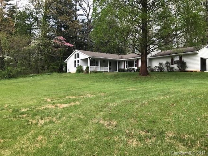 Exquisitely remodeled one-level home on prominent corner lot. Meticulous finishes throughout, including new SS appliances, custom kitchen, huge master suite.  Granite counter-tops, maple flooring, custom tile in kitchen and baths, new high-efficiency HVAC system. LR picture window looks out onto nearby pond. Custom Stone fireplace with cherry mantle. This better than new 3BR/2.5 BA house with Bonus Room is conveniently located to HVL, Brevard, and ASHVL. Gas whole home generator. A must see.