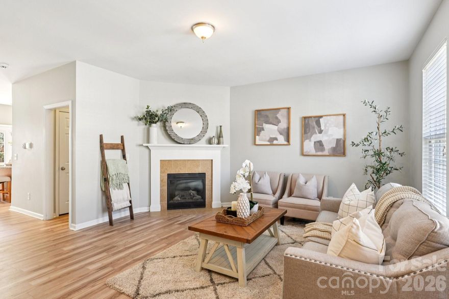 Beautifully staged and move-in ready townhome nestled in a mature, tree filled area of Regent Park.  This 3 bedroom, 2.5 bath home has been updated to include brand-new LVP flooring, fresh neutral paint,  2 new toilets, and a new rear deck perfect for relaxing or entertaining.    You’ll have peace of mind with major mechanical updates already handled including a new HVAC, water heater, and updated plumbing installed in 2021.  Enjoy the spacious family room with a gas burning fireplace (no known defects) and an open kitchen and dining area that leads to a beautiful deck and private backyard.  Great location near Fort Mill school district with easy access to I-77, shopping, and dining.  Regent Park has top notch amenities to include a community swimming pool, tennis court, basketball court, and clubhouse.  Schedule a tour to see it for yourself.