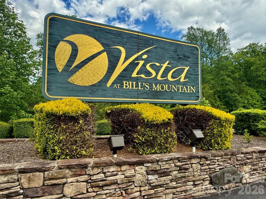 Beautiful 1.58-acre homesite (Lot 272) in the gated community of Vista at Bill’s Mountain—one of Lake Lure’s premier mountain developments. Situated on a private, standalone 800+ acre mountain, this wooded parcel offers excellent privacy and the potential for long-range mountain views with selective clearing.

Vista at Bill’s Mountain features completed infrastructure, low HOA dues, and no developer debt—providing both immediate enjoyment and long-term confidence. Residents enjoy a luxury clubhouse with panoramic views of Lake Lure and the Blue Ridge Mountains, a well-appointed fitness center, and a full kitchen with expansive indoor and outdoor entertaining spaces. Additional amenities include an outdoor pool, tennis/pickleball courts, walking and hiking trails, plus scenic creeks and waterfalls.

Ideally located just minutes from Lake Lure and Chimney Rock State Park, as well as golf, dining, shopping, and medical facilities. Convenient to Asheville, Hendersonville, the Blue Ridge Parkway, and Tryon International Equestrian Center—with easy access to area wineries, breweries, and year-round outdoor recreation.

Adjacent Lots 270 and 274 are also available, providing the flexibility to purchase individually or combine for expanded privacy, a larger estate setting, or future investment potential.

A great opportunity to build a primary residence, second home, or investment property in an established, amenity-rich community.