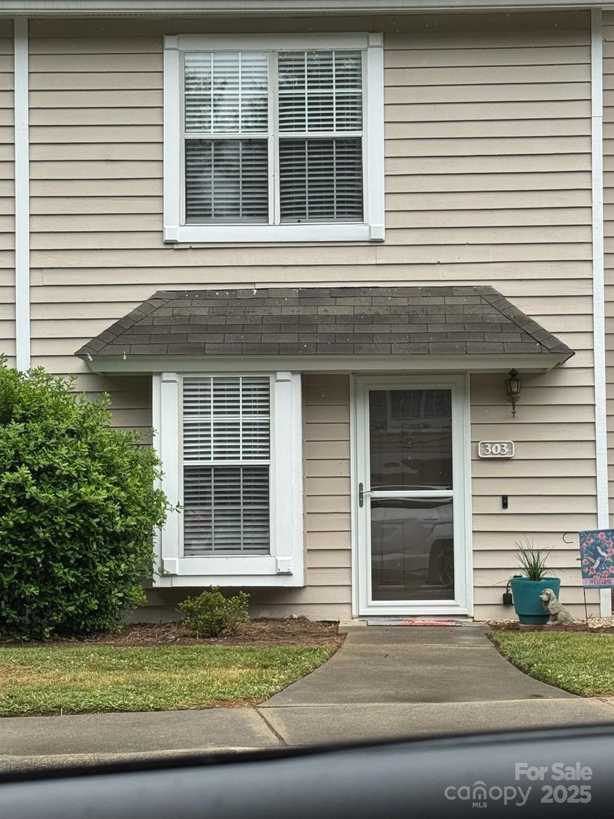 Live in the Fort Mill School District for $225,000. This MANOR LAKE community will offer you quiet and peace. Enjoy your patio oasis as you start your morning or you unwind from your day. Window seat in the kitchen is great for guests or pets. All bedrooms and laundry are upstairs. Refrigerator, washer, dryer will remain. Manor Lake HOA is paid monthly. This provides for your water & sewer, garbage pickup, exterior maintenance of condo, common areas such as grass and trees, and parking lot. Two pickleball courts will soon come to Regent Park! Regent Park HOA provides for the swimming pool, tennis courts, basketball courts, private roads, and Regent Park common areas. Regent Park HOA may be paid yearly or every three months. Showings begin May 9, 2025.
