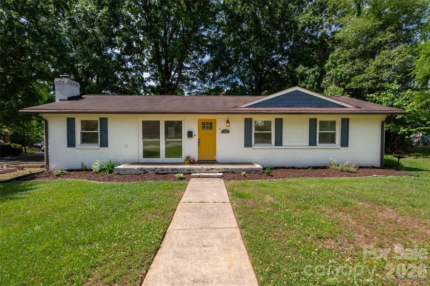 Charming 3 bedroom, 2 full bath brick ranch home on large CORNER LOT in very desirable Windsor Park neighborhood! 
Open concept with Updated Kitchen featuring stainless steel appliances, quartz countertops and contemporary style cabinets. In the Family Room you'll find a WOOD BURNING FIREPLACE and plenty of room for entertaining friends and family. Beautiful, original solid oak floors throughout the house! Primary Bedroom with Ensuite Bath. Sellers added shelving and cabinet system to one of the two additional bedrooms to make it a perfect Home Office but the space could easily be a nursery or crafting room or returned to it's original purpose. 
Outside you'll find a LARGE DECK, Firepit, Storage Shed WITH ELECTRICITY, plenty of shelving and additional storage with plenty of cut wood for use in firepit or fireplace (thank you generous sellers!). 
Close to Plaza Midwood and NODA, easy access to Uptown, many local restaurants and breweries as well as parks and walking/biking trails.