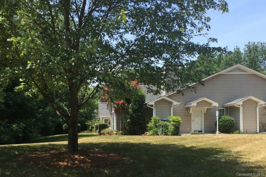 Wonderful, highly sought after Patio Home in Lake Crest a 52 unit community.  Surrounded by trees, this unit is located in the best part of the community.  Community has a pool and walking trails.  Sun room, two bedrooms, two baths and an outside storage closet.   Great unit!