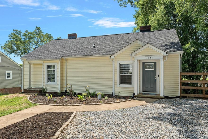 Well maintained residence nestled in the heart of downtown Concord. This ranch home has 3 bedrooms and 2 bathrooms. It’s updated throughout with a newer roof, HVAC, water heater, cabinets, appliances, updated bathrooms, lighting, back deck and sump pump. And it's charm has been maintained with the original hardwood floors, spacious backyard and fresh landscaping. This home is conveniently located to Southern Strain Brewing Company, Gibson Mill Market and downtown Concord. Welcome home!