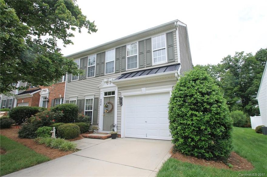 Beautiful one-owner, end-unit townhome in popular Glen Laurel. Formal dining room w/trey ceiling leads to kitchen w/new countertops and new tile flooring.  The bright & airy sunroom leads to rear patio & backyard with lush landscaping.  Enjoy peace and tranquility in this private outdoor area.  The spacious great room has a ceiling fan and new carpet.  The Owner's retreat has tray ceiling w/ceiling fan, 2 walk-in closets and the bathroom features separate tub shower. Come See! Won't Last Long!