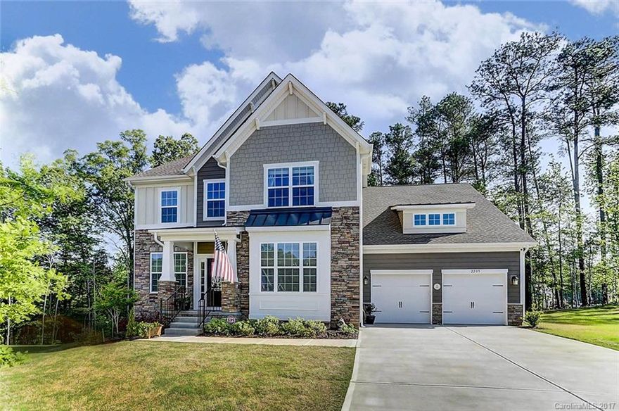 Welcome to Your Beautiful New Home on a Large Private Cul-de-sac Lot in Desirable Lawson! Grand Two-Story Foyer, Iron Railings, Wood Floors, Arched Entries, Extensive Moldings, Gourmet Kitchen with Granite Counters, Impressive Island & Bar Seating, Stainless Steel Appliances Including 5-Burner Gas Top and Gorgeous Upgrades Throughout! Owner's Suite w/ Large Walk-In Closet & Bath on Main-Enjoy the Wooded View from the Spacious Screen Porch *Amenity-Filled Community w/ Sought-After Schools