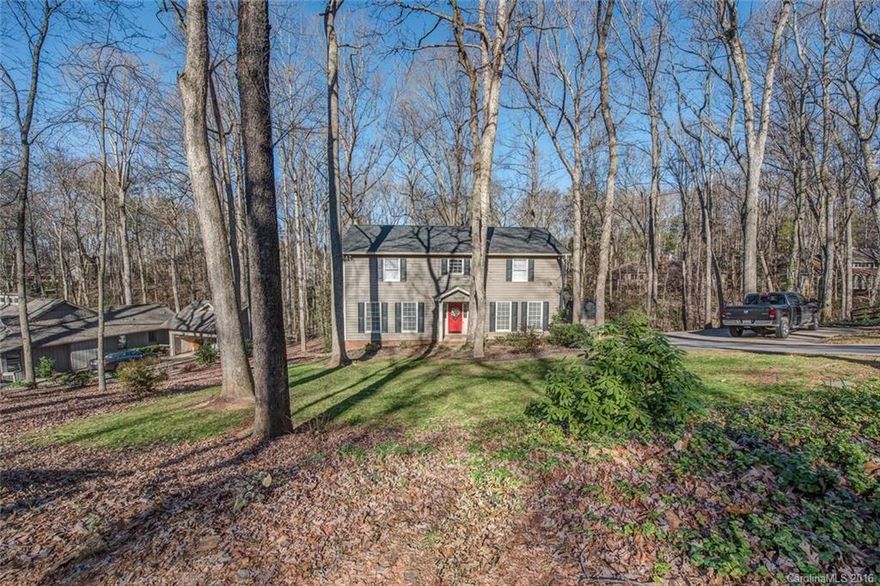 “Beautiful Colonial in the amenity rich and highly sought after gated community of River Hills! This home sits on a ½ acre lot and feature’s Brazilian hardwoods, stainless appliances, granite counter tops, dual gas/log fireplace in the living room and master bedroom, private master balcony, large deck, freshly textured / painted walls throughout, and so much more. Enjoy piece of mind with 24 hour security, low taxes and award winning Clover School District. Wake up to a symphony of unique birds.