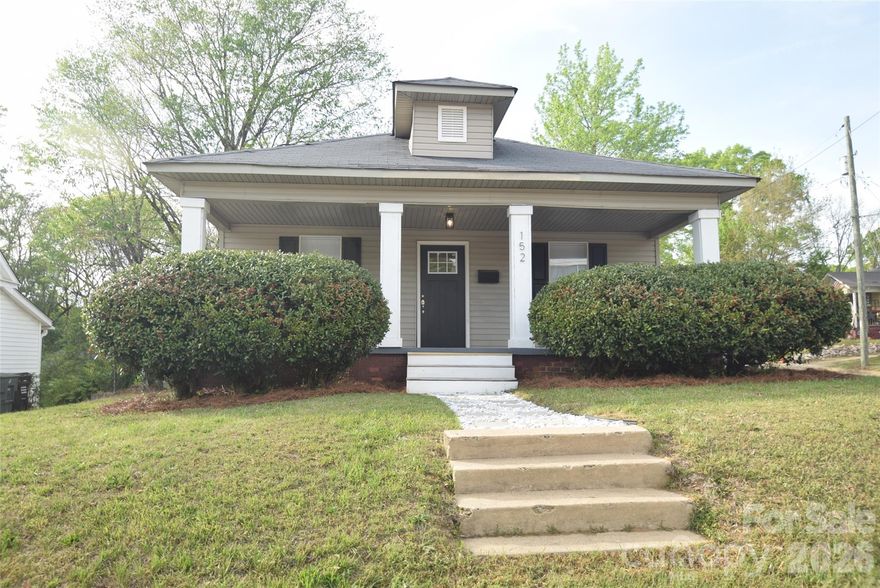 Check this out, Great opportunity for this adorable 3 bedroom, 1 bath charmer!  Wonderful large covered front porch just waiting for rocking chairs! Open floorplan in the kitchen, dining and den areas. The third bedroom could easily become an office or sitting room. Hardwood floors throughout, even under the areas with carpet. This home would also make a good rental home for investors. Corner lot and near downtown Concord.