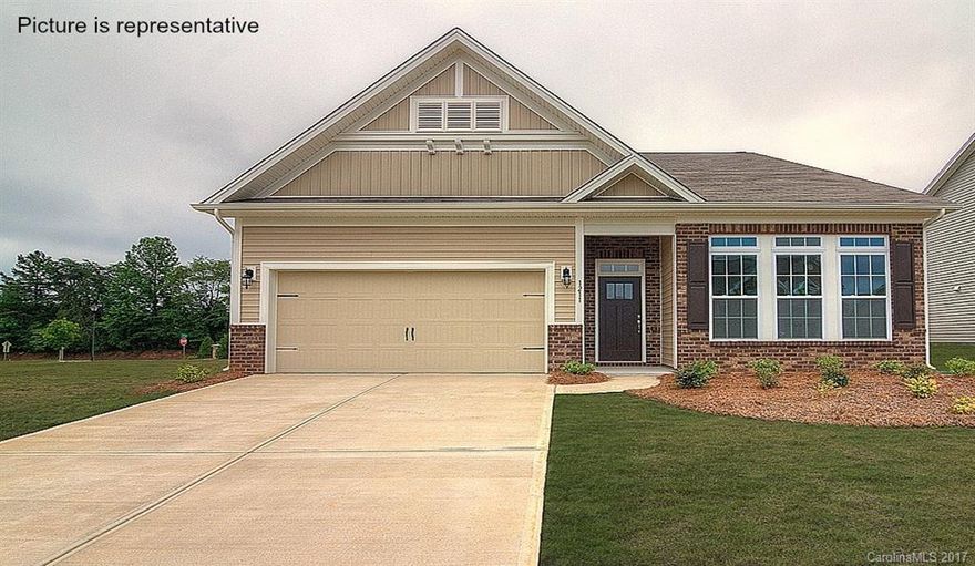 New Construction built in the highly amenitized Berewick community- National Builders' Azalea plan featuring highly efficient construction materials assuring low monthly utility bills - granite counters in the Kitchen AND baths; hardwood floors on the 1st floor; stainless appliances, tile backsplash + tile surround in master shower. Heavy molding throughout deliver confidence in the quality level in this award winning home. Impressive foyer entry leading open kitchen/breakfast + family room