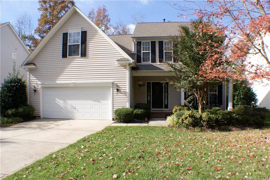 LOVELY HOME ON COVE W/ BEAUTIFUL LAKE WYLIE MAIN CHANNEL VIEWS! Open floor plan & master on main. 2 bedrooms, loft & bonus up. Vaulted ceilings give this home a large living feel. Kitchen w/ granite & opens to great room. Huge deck w/ 8 person hot tub over looking beautiful lake views. Hardwood floors. New Carrier Air Condition Unit. Beautiful master bath. Deeded shared boat dock. 75" TV conveys. Community pool, beach & picnic area. Convenient to I77, shopping, restaurants, & hospital.