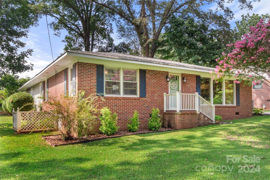 Welcome to this charming Brick Ranch home nestled in a highly desirable location, offering both comfort and convenience. This home offers spacious bedrooms, an open kitchen with tons of natural light and cozy living and dining areas with beautiful hardwood flooring. The outdoor oasis is perfect for entertaining or relaxing with friends and family while enjoying seamless indoor-outdoor access from multiple areas of the home. This beautiful backyard also has mature trees and a spacious storage building. Conveniently situated near schools, dining, shopping and more, this home combines comfort with accessibility. Don't miss this opportunity to make this home yours