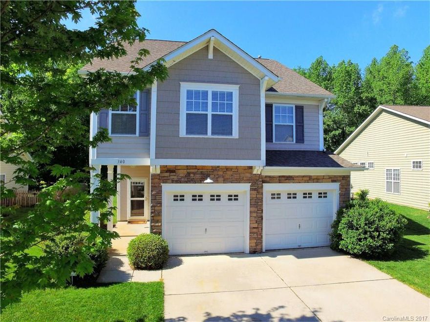 Rare find in the Whitley Mills Neighborhood with a private wooded yard backing up to protected Greenway.  The home features an open floor plan, extensive hwd floors on main,  spacious great room, with Gas FP. Kitchen has corian counters, gas stove/oven. Master on second floor with tray ceiling, walk-in closet, bath with dual sinks, separate shower and garden tub. Upstairs Loft offers a great flex space for entertaining. Community pool and clubhouse. Walking distance to Pleasant Knoll Elementary