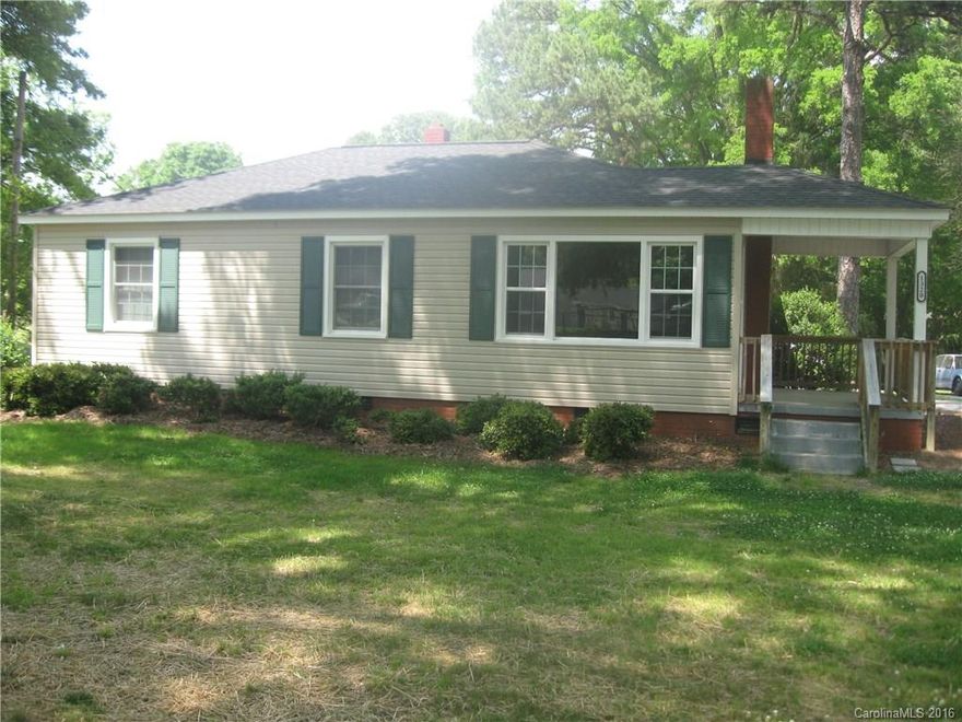 Adorable home on 1/2 acre lot. Lovely trees and fire pit in back. You don't want to miss this one! Completely remodeled-Roof 2 yrs old, heat pump 1 yr. old (per seller), insulated windows, new vinyl, new carpet. Home has spacious floor plan. Large living room complimented by beautiful brick fireplace w/mantel. Comfortable front porch.