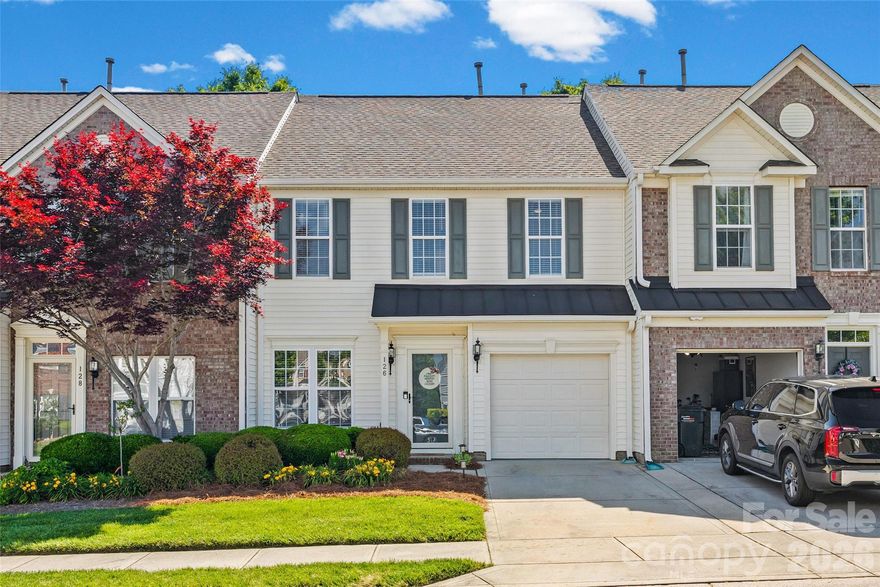 Spacious and updated townhome in Autumn Cove, offering the privacy, convenience, and lifestyle you’ve been looking for! Located directly across from Crowders Creek Elementary School and Field Day Park, and just a short distance to the neighborhood playground and community pool, this home is perfectly situated for both relaxation and everyday convenience.
The spacious primary suite is tucked away on the upper level, creating a peaceful retreat at the end of the day, complete with a large walk-in closet. Step outside to your private patio and unwind under those Carolina skies while enjoying your morning coffee and sunrise views.
Inside, you’ll love the open-concept layout designed for both comfortable everyday living and easy entertaining.
All of this located in the award-winning Clover School District with convenient access to shopping, dining, and recreation in Lake Wylie, plus an easy commute to Charlotte!