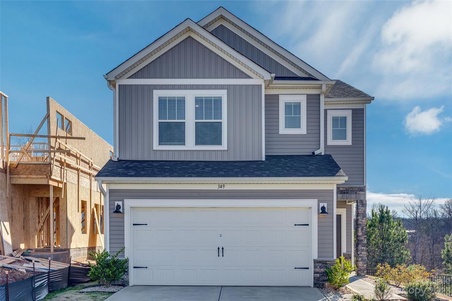 BETTER THAN NEW! Step into this gorgeous property & discover a sleek and contemporary design, complete with an open floor plan that seamlessly connects the living areas. This home has 3 bedrooms plus a loft which would make a great playroom, 2nd tv space or home office.  The bedrooms are generously sized & filled with natural light. Primary suite with large vanity, great storage & impressive walk-in closet with a custom closet system & large shower. The kitchen has stainless steel appliances, gorgeous granite countertops, double ovens, gas range, linen cabinets with brushed nickel hardware and an island with counter height seating. Host your next BBQ out back on the spacious patio with views of a natural wooded area.  These homes are known for their energy-efficient features which in turn will save you thousands of dollars on utility bills! This prime location is ideally situated near shopping, dining, and entertainment options, making it the perfect blend of modernity and convenience.