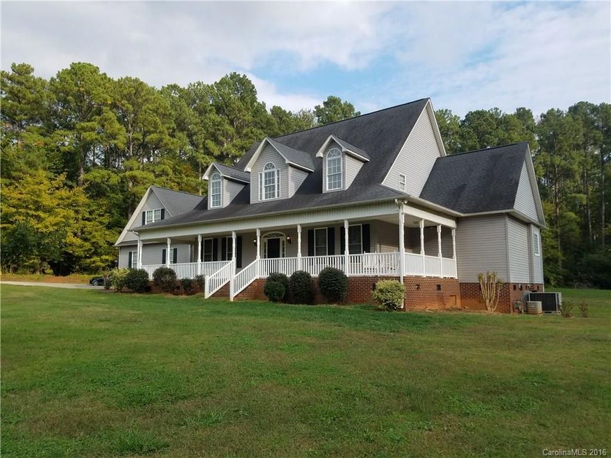 This 4 bedroom, 4 and a half bathroom custom built home with over 3,300 square feet is situated on a large lot with over 11 acres! The oversized back deck over looks a private wooded lot. Inside, find a large open living space with a functional layout. Oversized bedrooms all have their own bathroom. The upper level has lots of unfinished living area. Phenomenal location near highways, schools, shopping, and dining. Sellers used the barn for keeping horses.