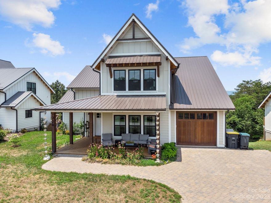 Designed by Schamburger Architectural Group and built by award-winning Osada Construction, this net-zero modern farmhouse radiates warmth & luxury from the moment you walk in...The light-filled great room features gorgeous shiplap ceilings,  a cozy reading alcove, a wall of sliding doors that open for direct access to the west-facing deck, and custom curated lighting to make it all pop! Open living space flows into the dining room & kitchen. The kitchen features Cosentino quartz counters, custom cabinetry, and top-of-the-line appliances. J
Olivette agrihood is a 411-acre planned community featuring a riverfront park along the French Broad River. The heart of Olivette is a fully operational 4-season organic farm offering a CSA, farm stand, tailgate markets & other farm-centric activities. Community features hiking trails, gardens, orchards, a large private river island with pavilion & fireplace, fire circle amphitheater, a walking labyrinth, & dog park.