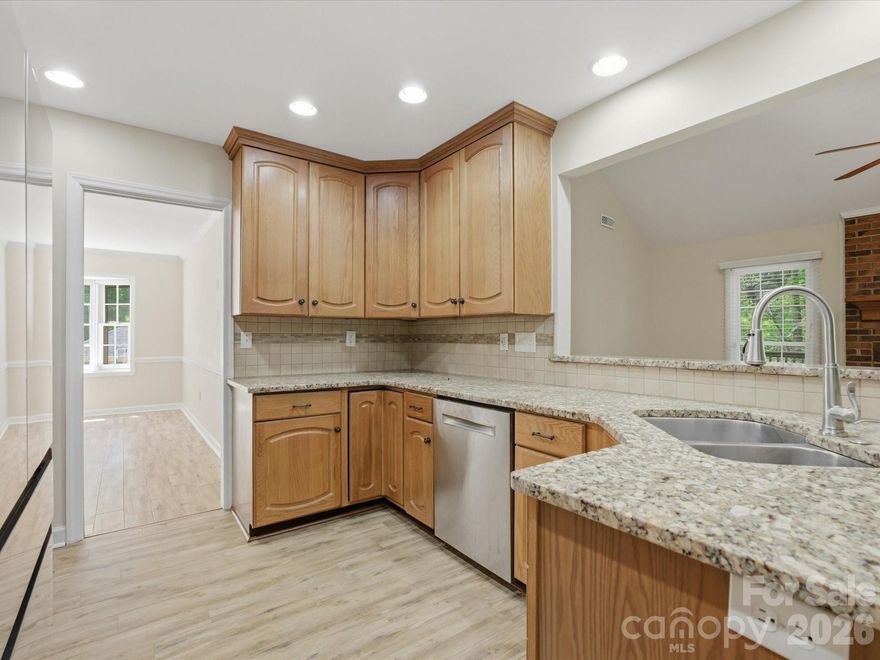 New Price and GREAT VALUE! A Rare Half-Acre Escape in Mallard Trace – Move-In Ready with Chef’s Kitchen and Soaring 2-Story Great Room. From the moment you turn onto the tree-lined drive of this pristine neighborhood, you’ll know you’ve arrived at a true sanctuary. This well maintained home blends grand proportions with peace of mind. Interior Highlights: Grand Entrance: A soaring 2-story foyer welcomes you into an open, light-filled floor plan designed for effortless flow. The Heart of the Home: A majestic 2-story great room, anchored by a cozy gas fireplace, serves as the perfect centerpiece for daily living. Chef’s Kitchen: Featuring elegant granite countertops, sleek stainless appliances, and premium 42" cabinetry providing storage galore. Flexible Living: The second floor features a spacious loft—perfect for a home office, media room, or play area—plus additional attic storage for all your seasonal needs. Situated on a rare, oversized 0.5-acre private lot, the backyard is a true escape. Whether you're hosting a summer cookout on the expansive back deck or enjoying the security of the fenced yard, the mature trees provide a level of privacy that's hard to find in the city. Complete with a 2-car rear-load garage for a clean, high-end curb appeal. This home is move-in ready and designed for its next owner to enjoy a retreat-like lifestyle without leaving Charlotte!
Don’t miss the coffee bar, designer tile or Samsung Bespoke fridge. UNCC adjacent. Greenway accessible. Smart appliances included.
University Faculty? Outdoorsy? THIS is the home for you! Convenience and lifestyle just got married with your new home here.
