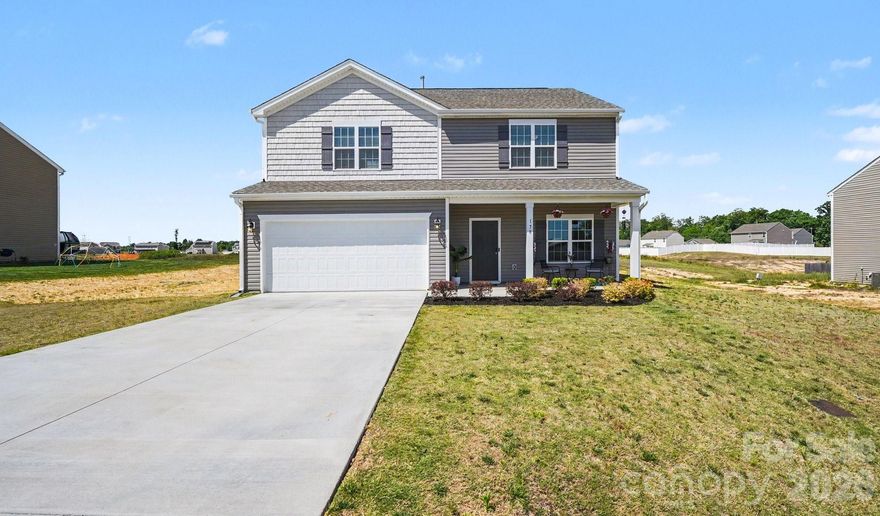 Must see 178 Wickham Court in Clemmons! This home offers the perfect blend of modern living, functional space, and room to grow! Built in 2023, this beautifully designed 4 bed/3 bath home features over 2,500 square feet situated on a spacious 0.73-acre lot. Inside, you will love the open inviting layout, oversized bonus room, and thoughtful conveniences throughout- including the main level bedroom with full bathroom, upstairs laundry room connected directly to the primary closest for everyday ease. The expansive backyard is truly a blank canvas ready for your dream outdoor space, whether that's a play area, garden, pool, or entertaining oasis. Located in family-friendly Altavista with newer construction appeal and modern finishes, this home is move-in ready and waiting for you. Seller can offer a VA assumable loan-a fantastic opportunity for qualified buyers! Schedule your showing today!
