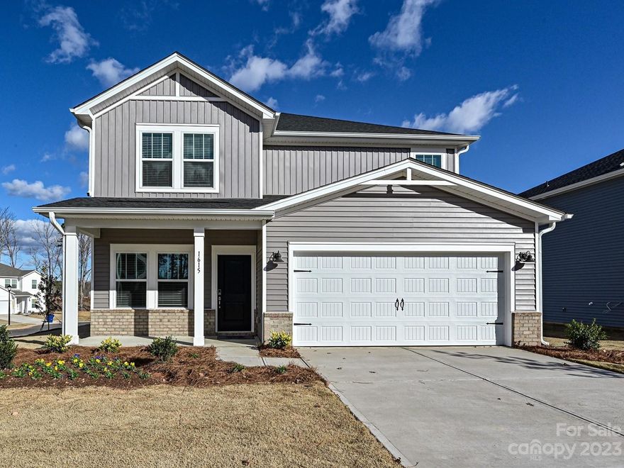 Brand new, energy-efficient home available NOW! Let the kids play in the loft while you entertain on the open-concept main level. First floor flex space makes a perfect home office. Linen cabinets, shaded grey granite countertops, brown-grey EVP flooring with natural ivory carpet in our Elemental. Harper Landing offers energy-efficient, ranch and two-story single-family homes from the $300s. Located on Highway 27, homeowners enjoy easy access to shopping, dining and entertainment available in Downtown Stanley and Mt. Holly. Floorplans vary from three to five bedrooms and include spacious great rooms and flex spaces. The community's amenities include a swimming pool and cabana. Join the interest list to stay updated on Harper Landing.  Each of our homes is built with innovative, energy-efficient features designed to help you enjoy more savings, better health, real comfort and peace of mind.