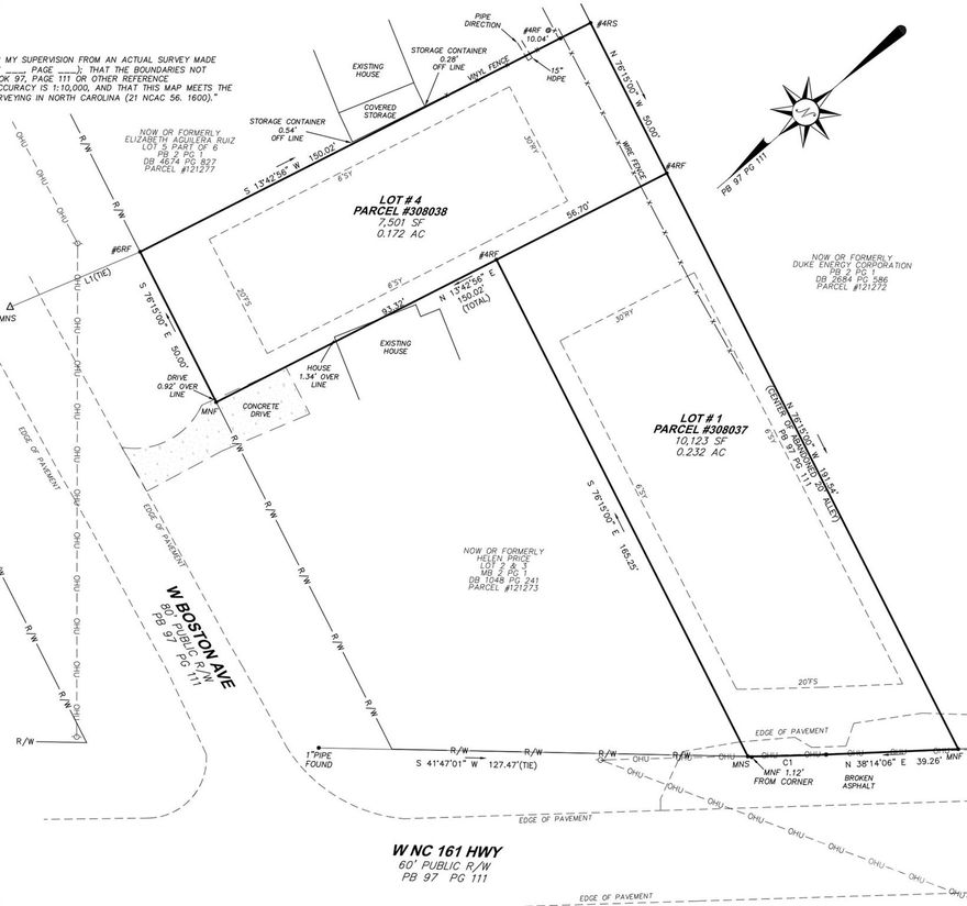 Shovel ready development opportunity minutes from downtown Bessemer City. Public water and sewer available. UR zoning district allows single family homes and duplexes. Recent survey available. Don't miss out on this prime opportunity for your first or next ground up project. Adjoining lot is also available for sale.