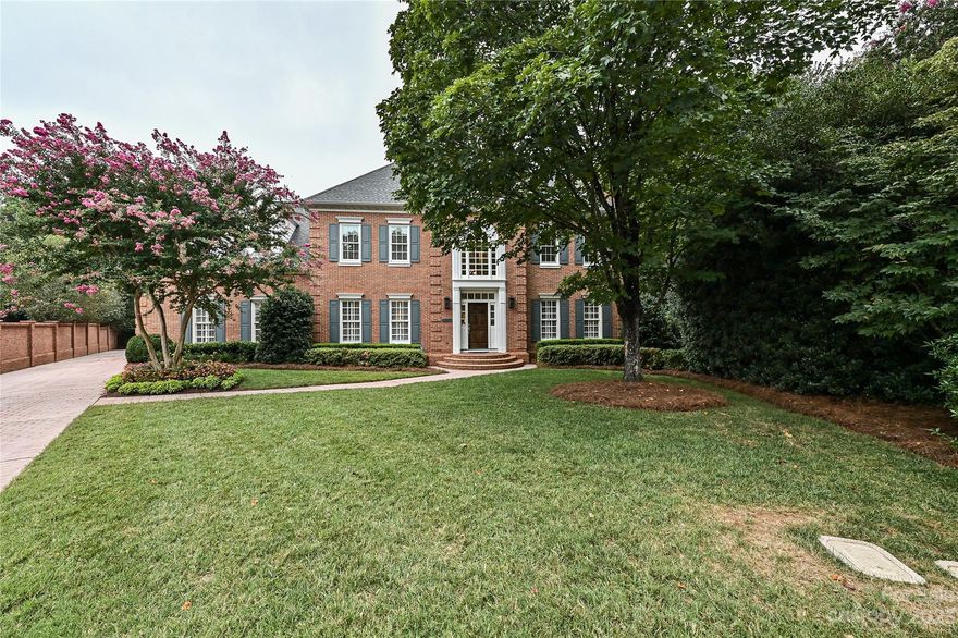 Live in the heart of South Park with retail shops & restaurants right outside the door! Stunning home and unbeatable location in The Village of Morrocroft. Meticulously maintained Southpark home in a quiet cul-de-sac. The elegant winding staircase in the Foyer leads you inside where natural light abounds. Effortless entertaining with Dining Room and large Kitchen featuring granite countertops, gas cooktop, oven, warming drawer, and pantry. Gas fireplaces in the Family Room and Living Room. Family Room french doors open to the gorgeous Patio overlooking mature trees and flowering shrubs. A fully fenced private backyard retreat with a fountain. Large Primary bedroom suite on the main level with two walk-in custom closets. Upstairs features  4 bedrooms, 2 full baths, and a large bonus room above the two-car garage. Stroll through the neighborhood's common area to enjoy the English Rose Garden and croquet court for residents.