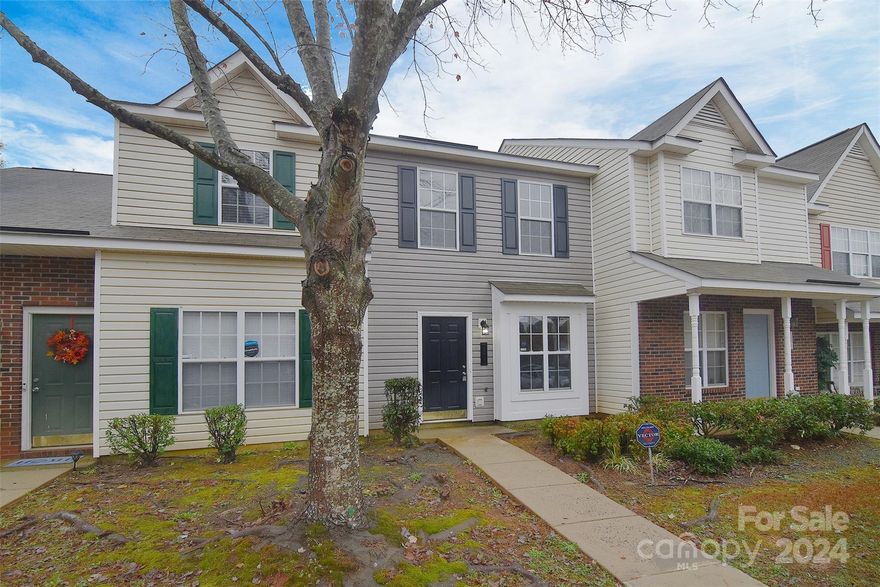 Everything has been done for the new owner in this 2-bedroom, 1.5-bathroom townhome in the Landing at Hickory Grove!  Convenient location with quick access to downtown, shopping, dining and interstates.  Townhome has been completely painted, new flooring throughout, professionally painted white kitchen cabinets and bathroom vanities, all new appliances (stove, dishwasher, vent hood, garbage disposal), luxury quartz counter tops in kitchen, all new lighting fixtures, new toilets.  HOA covers water, sewer, trash, lawn maintenance and also offers an outdoor pool for summer enjoyment!  Come see this great townhome, great value at this price point!