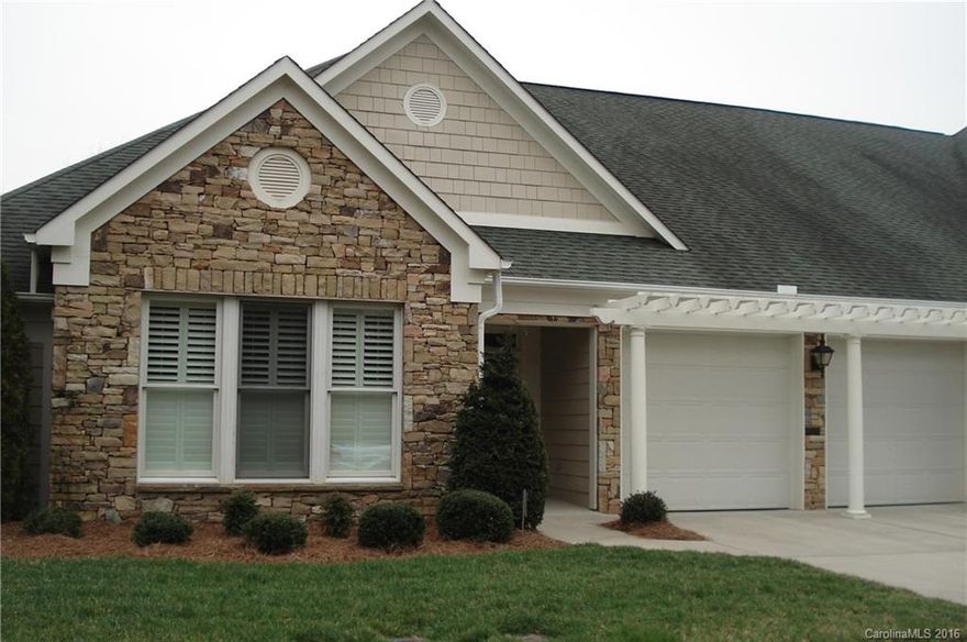 Easy care living.  A great place to live with very little maintenance.  You'll enjoy the convenience of the location, the large screened porch, the 2 car garage, and easy access.  Wood and carpet floors. Granite counter tops in kitchen with breakfast bar, formal dining room, and very large master bedroom and master bath.
