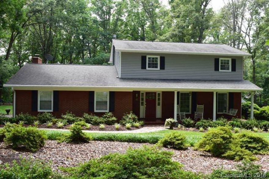 Lovely home with beautiful hydrangeas galore, tons of updates, and located on a very large lot in Shiland Hills.  Home features wonderful views from the front porch swing all the way to the windows of breakfast room! This home offers formal living room and dining room, huge granite kitchen with tons of cabinets and counter space.  Great room with fireplace/gas logs.  Attached garage, roomy screened porch overlooking the amazing backyard.