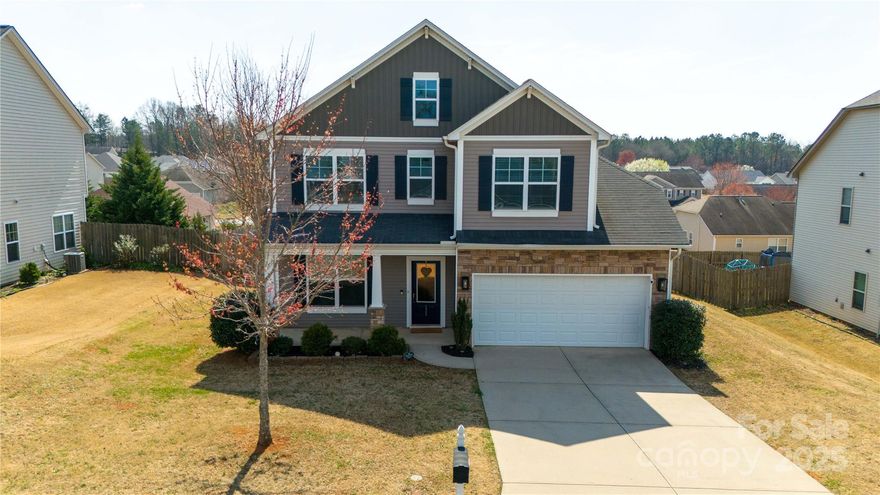 Pristine! Bright! Like New!! ... And Move- In Ready! This home shows better than a "model home"!  As you enter the home, the large open living room with high ceilings and LVP flooring leads your eyes to the gorgeous kitchen - with a crescent shaped, granite covered island; kitchen boasts top of the line appliances, under-the-cabinet lighting, and lots of storage for your cookware!  Home is wired for sound that you can connect to with blue tooth. The dining room lets in a lot of natural light - and leads out to a patio that overlooks the privacy fenced backyard!  Upstairs you'll find the master suite with plenty of room for a California King Bed; a master bath with a walk-in closet, dual vanities, a tub/ shower.  2 more bedrooms share a hall bath - each bath has granite countertops and tile floors.  Laundry room on 2nd floor leads to a great storage room!  The neighborhood is very convenient to HWY 176 and I-26, or HWY 9, Boiling Springs, and I-85.