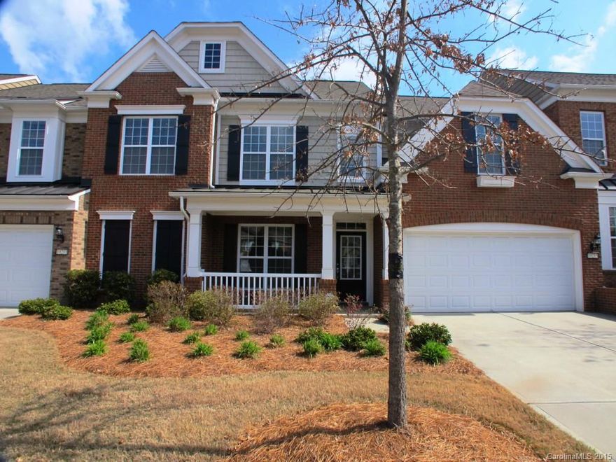 Gorgeous 2 story townhome.Gleaming hardwood flooring welcome you in to a 2 story foyer.Features large open kitchen with granite counter tops,large island,GE Profile SS appliances,2 story great room w/fireplace.Master bedroom suite on main floor w/ stunning master bath,separate tub and shower & huge walk-in closet. Home has spacious secondary bedrooms and a large loft area great for an office area.Home offers tons of storage space. Patio backs to natural area w/pond and trees.HOA maintains yard.