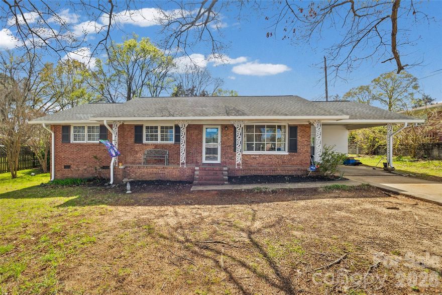Charming 3BR/2BA full brick ranch with NO HOA in a prime Rock Hill location! Convenient to Interstate 77 for easy commuting to Charlotte. Features hardwood floors in main living areas, spacious covered front porch, fenced backyard, and storage shed. Located near Cherry Road shopping and dining, Cherry Park, and just minutes to downtown Rock Hill. Established neighborhood with strong appeal for first-time buyers, downsizers, or investors. Schedule a showing today!