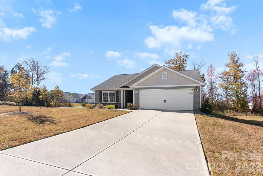 $5,000 in seller concessions to use as your choice!!! Beautiful corner-lot residence in the sought-after Beason Creek community of Kings Mountain. This modern home combines everyday comfort with convenience, positioned just steps away from the neighborhood amenities that make this area so desirable.

Inside, you’ll find a light-filled open layout designed for today’s lifestyle. The spacious living area flows effortlessly into the modern kitchen, perfect for gatherings, meal prep, and entertaining. All the bedrooms are thoughtfully arranged for privacy and functionality, with the primary suite offering a relaxing retreat after a long day.

Enjoy the benefits of a prime corner lot, giving you extra yard space and an open feel, ideal for outdoor living, gardening, or simply enjoying the Carolina sunshine. The home also includes a two-car garage and an extended driveway for added convenience.

Located near the neighborhood amenities, this home blends small-town charm with modern ease. Plus, you’re only minutes from shopping, dining, and major highways, making daily life and weekend adventures a breeze.

Whether you’re a first-time buyer or looking to upgrade, this homes offers the perfect mix of style, space, and location.

Schedule your tour today and discover why this corner-lot gem stands out in Beason Creek!