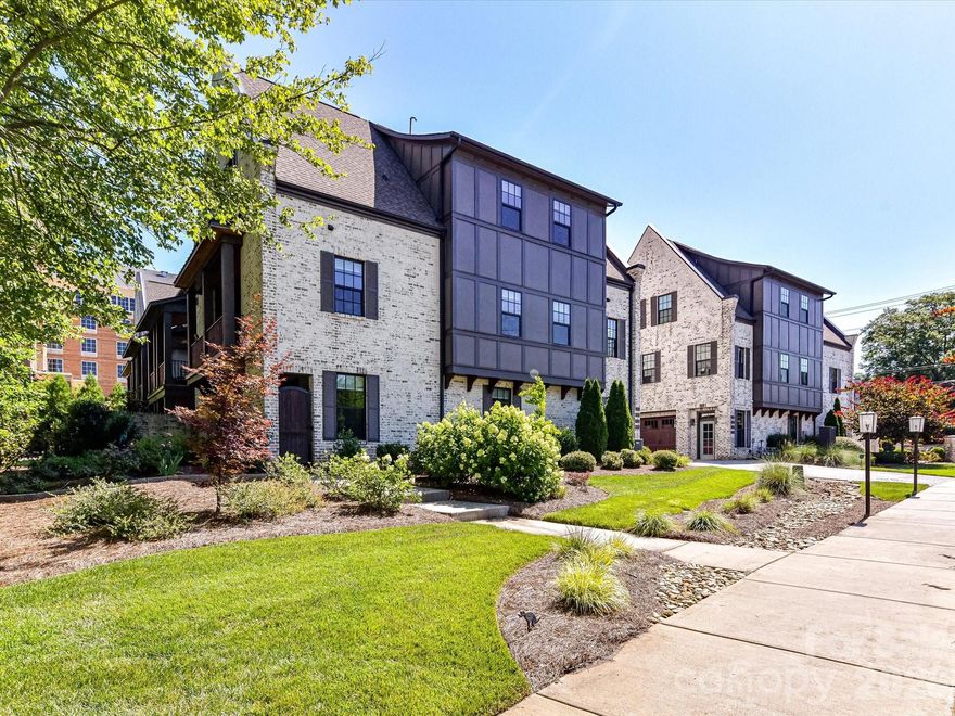 Experience refined living in the heart of SouthPark with this exceptional Saussy Burbank townhome. Thoughtfully designed, this residence blends luxury, comfort, and convenience—all within walking distance to some of the area’s best shopping and dining. A private in-home elevator offers seamless access to every level, while the main living space showcases an open, airy layout with hardwood floors, a gas fireplace, custom built-ins, and automated roller shades. The gourmet kitchen features premium Thermador appliances, a gas cooktop, sleek quartz countertops, a large center island, and upscale cabinetry. Enjoy multiple outdoor spaces, including a private enclosed courtyard and a covered balcony—ideal for entertaining or unwinding. The spacious primary suite serves as a peaceful retreat, complete with dual walk-in closets, double vanities, a soaking tub, and heated floors in the bath. The lower level provides flexible living with a den, bedroom, and full ensuite bath—perfect for guests or a home office. Additional features include a two-car garage with epoxy flooring and stylish designer lighting throughout. Nestled in an exclusive community of just eight townhomes, this property offers both privacy and access - and top notch quality construction with careful attention to soundproofing given the prime location in Southpark!