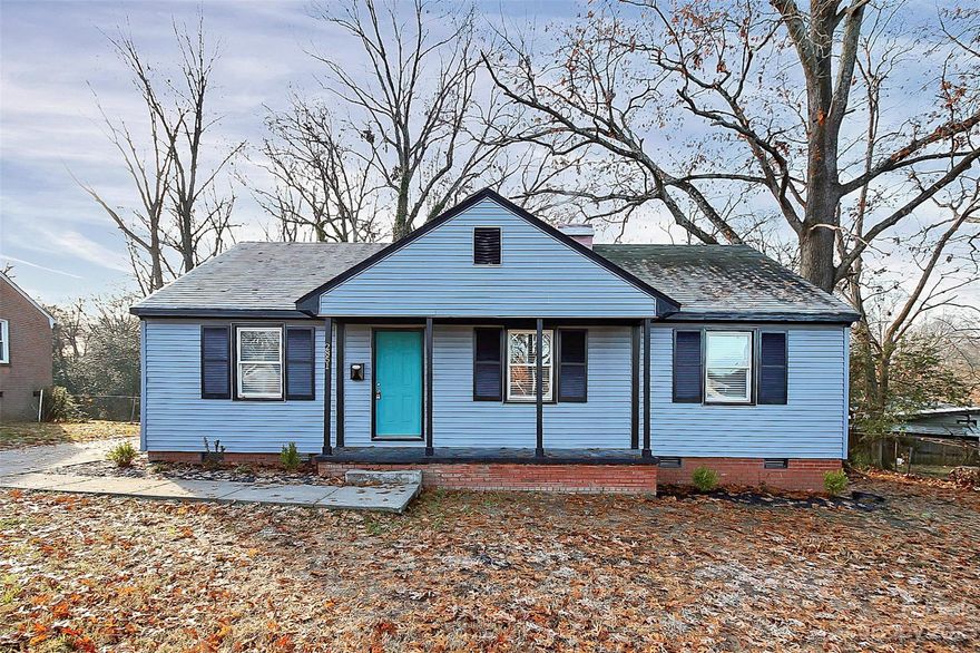 Welcome to 2851 Burbank Drive, a beautifully remodeled 4 bed 1 bath in the University Park area of Northwest Charlotte. As you slowly drive up, you'll be taken aback with awe, and will quickly realize why this home is the envy of the entire neighborhood. The new, freshly painted exterior will arrest your attention, marked by a beautiful tiffany blue door and restored front porch. Stepping inside, rich, dark, hardwood floors and warm light flood in, inviting you and your guests to be completely at home. A kitchen abundant with new cabinetry, solid-surface countertops, and a SS dishwasher and electric range will have you fully prepared to host any occasion. Whether starting a family or looking to rent the property, not three, but FOUR bedrooms provide ample space for whatever your needs might be. Finally, a cleared, spacious backyard makes the home complete. FOUR bedrooms, at this price, condition, and location in Charlotte is non-existent!! Book your showing before it's gone!!