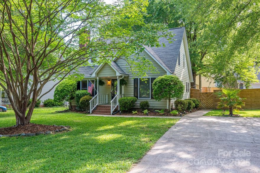 Welcome to Creekside Community, just a short golf cart ride from Catawba Golf Course! This beautifully maintained home offers 3 bedrooms and 2.5 baths, with the primary suite conveniently located on the main floor. The newly renovated backyard features a privacy fence, café lights, and a cozy fire pit—perfect for relaxing in your own private retreat. This turn-key property is ready for its next family to enjoy for years to come.